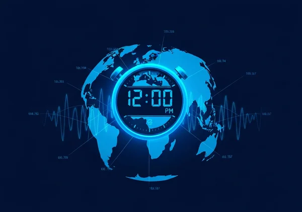 Atomic clock synchronizing global time standard
